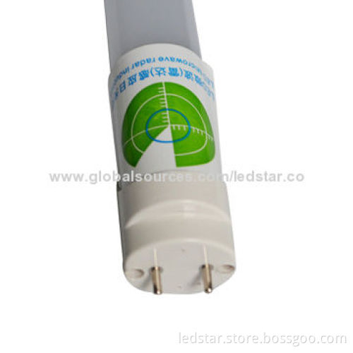 2835 SMD 1.2m 18W 97lm/W T8 LED Tube with Radar Sensor, 2,800-6,500K Color Temperature
